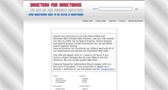 Desktop Screenshot of directoryfordirectories.com